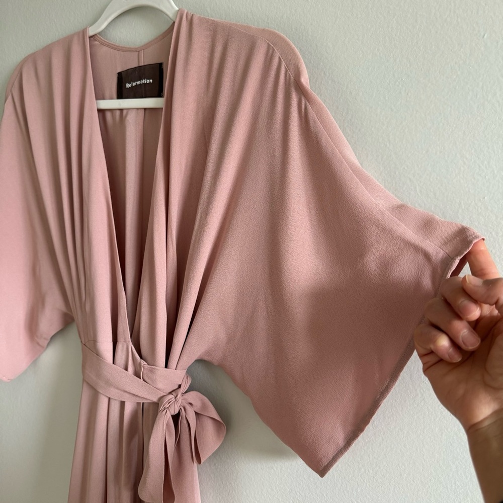 Reformation Winslow Blush Maxi Dress Size Small - Picture 3 of 17